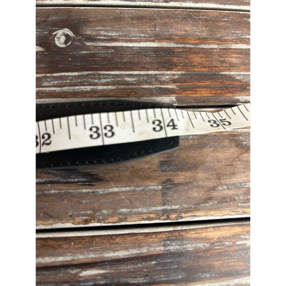 Reversible Men's  Belt Black/Gray 34" Length - Picture 2 of 4